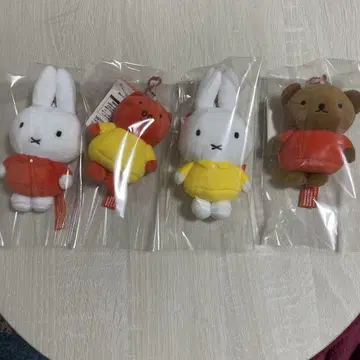 초레어 미피 봉제 인형 마스코트 전 4종 세트
