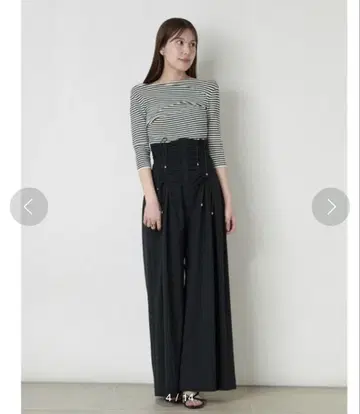 snidel 셔링 개더 팬츠
