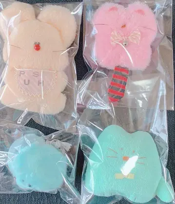 애니멀 마스코트 4종 세트 쇼와 상품