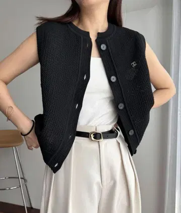 CAPRICIEUX LE'MAGE 메쉬 박스 베스트
