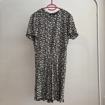 폴로 랄프 로렌 플라워 프린트 반팔 원피스