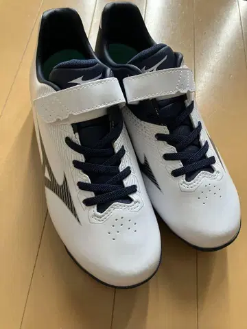 Mizuno 일구입혼 스파이크 슈즈 화이트/네이비 23.5cm