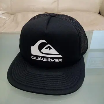 Quiksilver 블랙 야구 모자 ONE SIZE