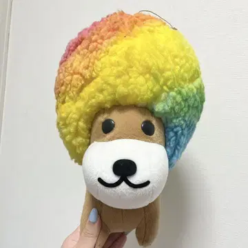 아프로 개 봉제 인형 헤이세이 Y2K 미칸보야 코게판 타레판다 인형