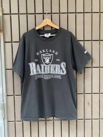 NFL RAIDERS 레이더스 lee 티셔츠 반팔 블랙