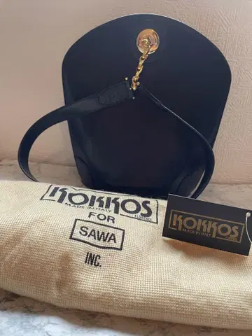 TOKIKOS 블랙 가죽 숄더백