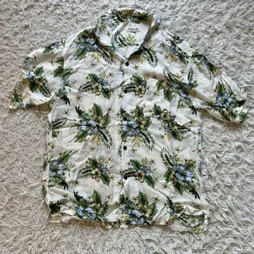 Free Nature HAWAII 알로하 셔츠 꽃무늬 XL 레이온