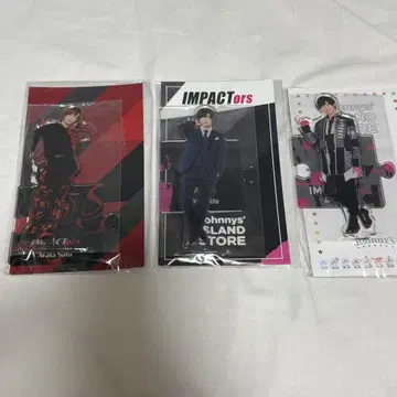 IMPACTors 사토 신 아크릴 스탠드 3개 세트