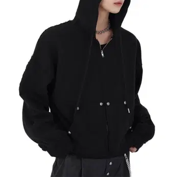 [로젠 크로이츠] 블랙 후드티 군 사용