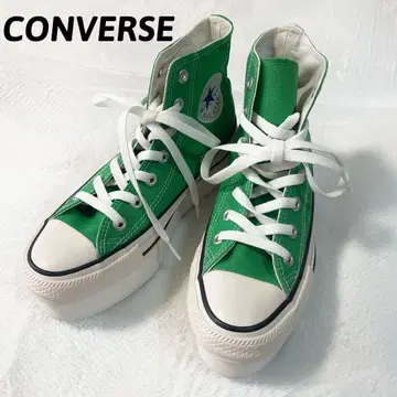 새상품급 CONVERSE ALL STAR 그린 하이컷 스니커즈