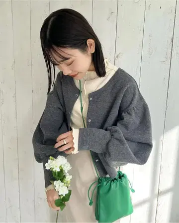 hinari 2way 와플 숏 가디건 [POPUP 한정 컬러]