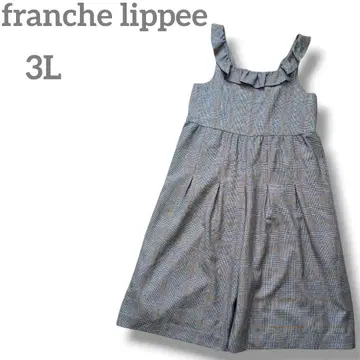 franche lippee 여성용 올인원 체크 넉넉한 3L