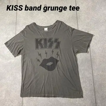 KISS 키스 y2k 밴드 그런지 티셔츠 밴딩 그랑지 티셔츠 L