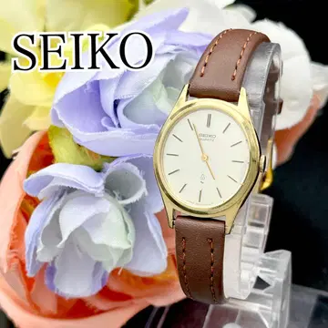 작동 손목시계 SEIKO 세이코 새 배터리 벨트 새상품 골드 G81