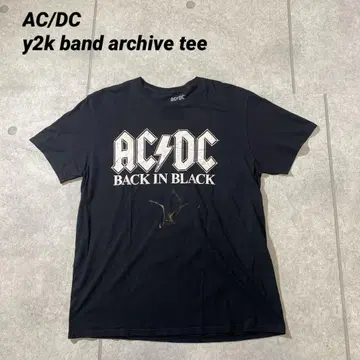 AC/DC AC/DC y2k 밴드 그런지 밴딩 그랑 블랙 XL