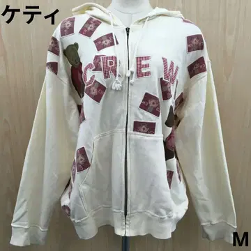 케티 테디베어 패턴 후드티 F0717B17