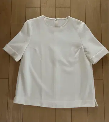 IENA 크레이프 노카라 블라우스