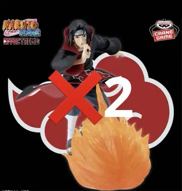 NARUTO 이타치 피규어 불꽃 이펙트 2개