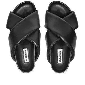 JIL SANDER 질 샌더 샌들 41 크로스 스트랩 샌들