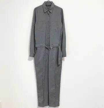 ZARA 올인원 점프수트 벨트 포함 S 그레이 자라 우먼