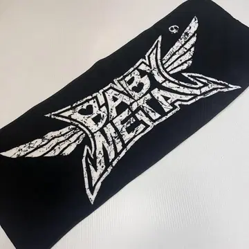 BABYMETAL 로고 타월 블랙