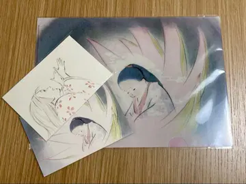 타카하타 이사오 전 카구야 공주의 이야기 클리어 파일 엽서 지프리