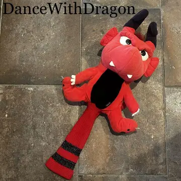 DanceWithDragon 골프헤드커버 치비도라 레드 계열 골프