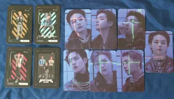 공식 BTSxBASTINS 앨범 모든 멤버 트레이딩 카드