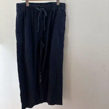스트레치 네이비 데님 무인양품 S 사이즈 팬츠