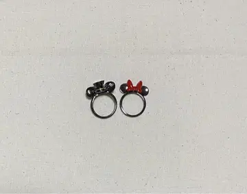 Q-pot. 반지 미키 미니 2개 세트