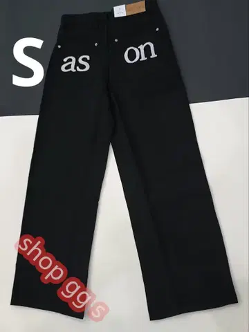 as"on 검정 ason 블랙 팬츠 S 사이즈