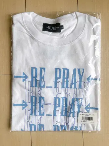 하뉴 유즈루 RE-PRAY 티셔츠 화이트 S 사이즈