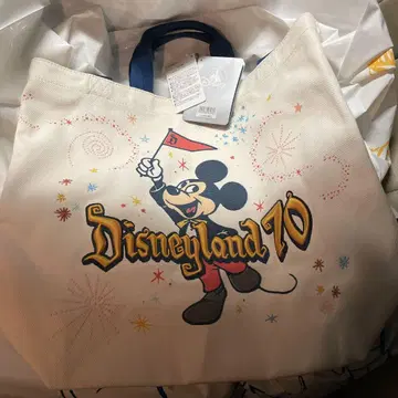 미키 토트백 DISNEYLAND RESORT 70TH