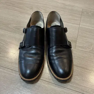 마가렛호웰 아이디어 더블 몽크 가죽 신발 24cm