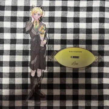 거울 소리 렌 아크릴 스탠드 파티 드레스 VOCALOID 보컬로이드