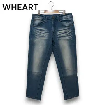 더블 하트 WHEART 라이트 블루 데님 팬츠 [LL]