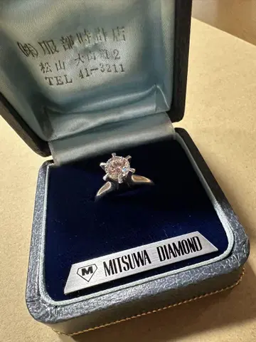 MITSUWA DIAMOND 6개의 손톱 다이아몬드 반지