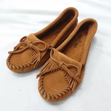 MINNETONKA 브라운 모카신 신발 5