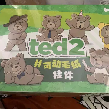 팝 마트 Ted2 테디 베어 액션 봉제 인형 펜던트