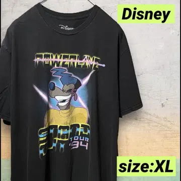 구제 의류 디즈니 POWERLINE SpeedTour 94 티셔츠 XL
