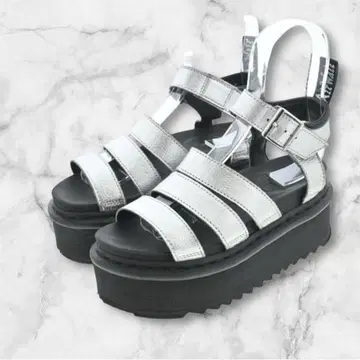 Dr.Martens 닥터마틴 BLAIRE QUAD 블레어 실버 통굽