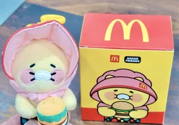 한국 한정판 춘식 맥도날드 봉제 인형 할머니 카카오프렌즈