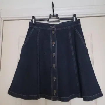 To.b by agnes b 데님 플레어 스커트