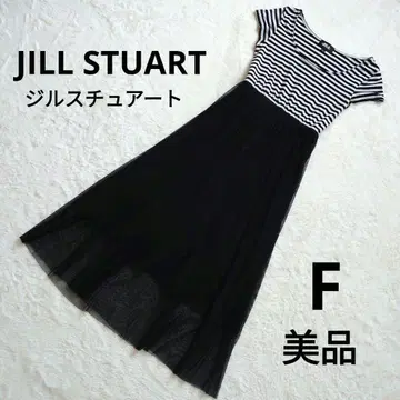 새상품급 JILLSTUART 질스튜어트 절개 원피스 보더 F