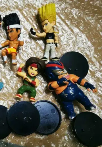 KOF 피규어 4개 세트 스윙 킹 오브 파이터즈
