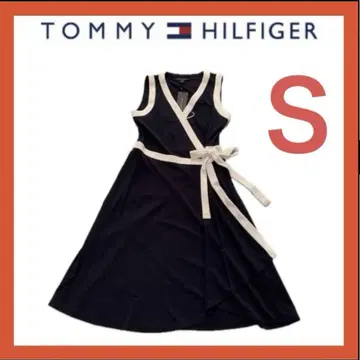 새상품 Tommy Hilfiger 여성용 랩 원피스 S