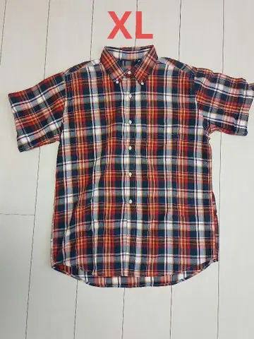 THE BAGGY BUTTONDOWN 반팔 셔츠 체크 무늬