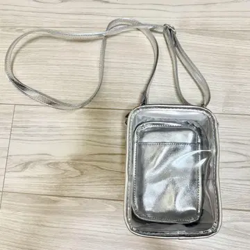 WEGO 컬러풀 체인 인형 숄더 실버