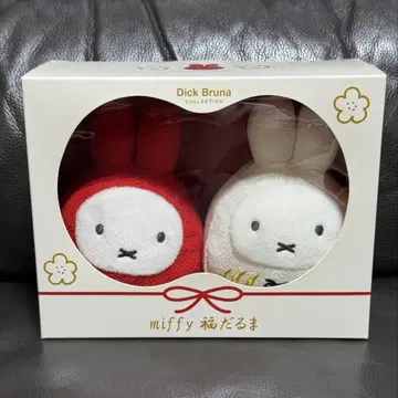 미피 복달마 홍백 봉제 인형