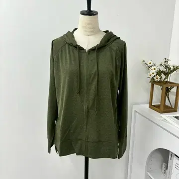 방충제 소재 사용! 래쉬가드 긴팔 후드티 얇은 소재 카키 M 아웃도어
